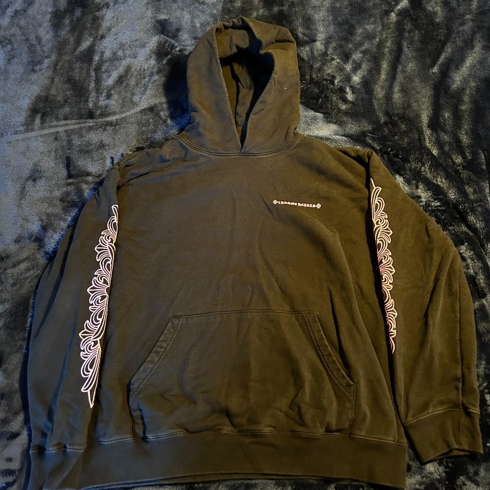 Chrome Hearts Matty Boy Pink Script Hoodie